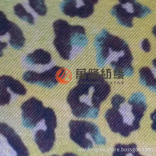 50d Satin Chiffon Leopard Printed for Lady Dress